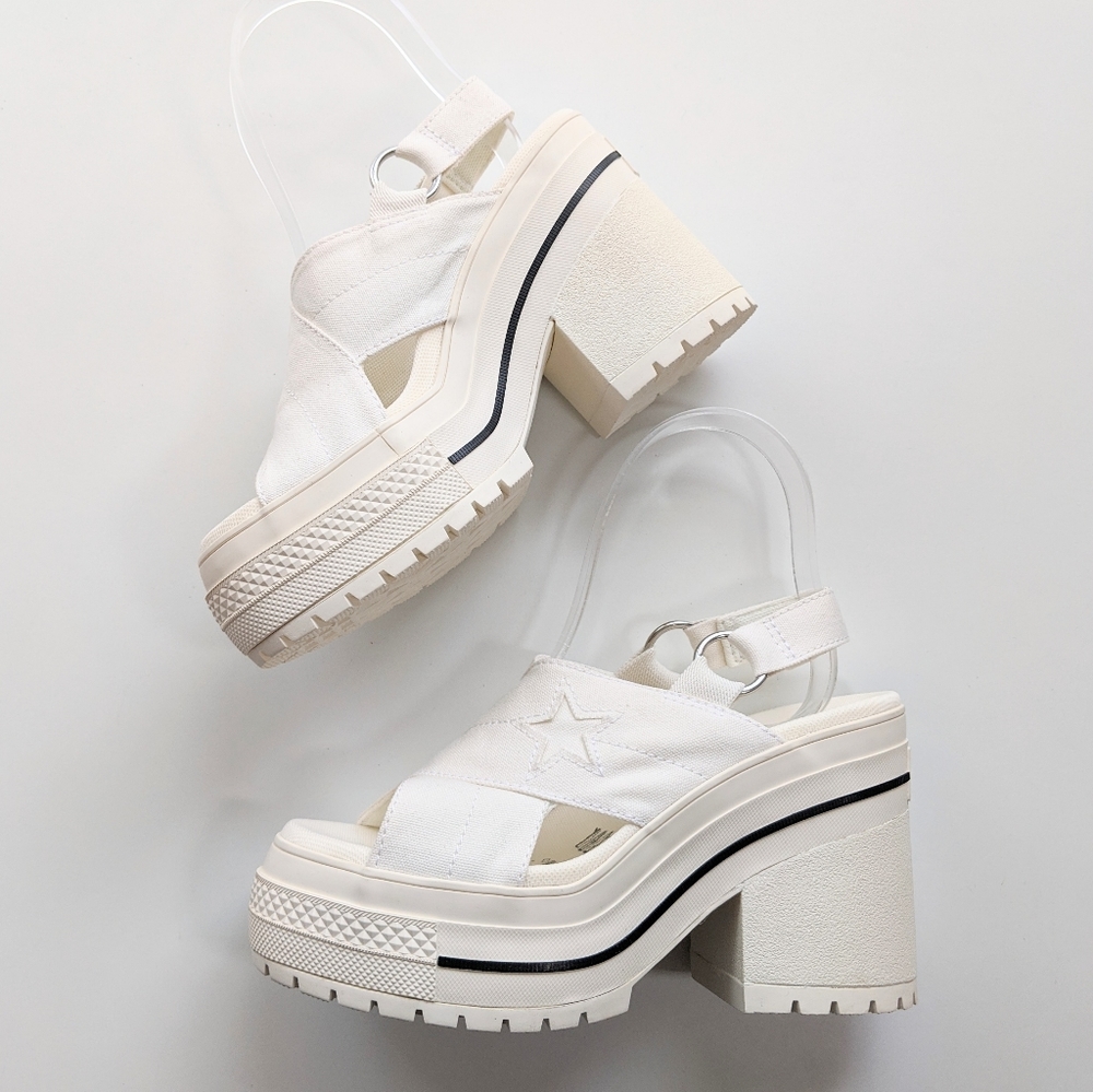 Converse One Star Heel Sandal Slip Egret/Black - Picture 3 of 7